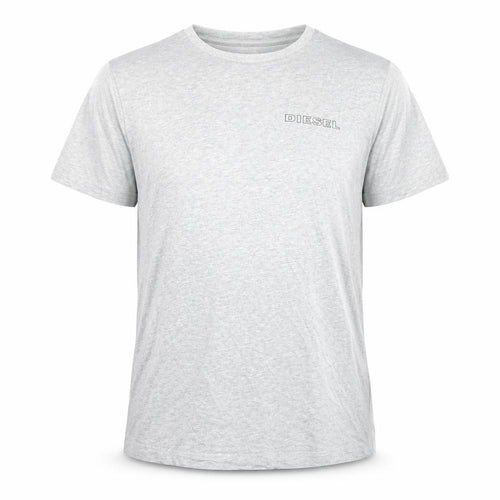 Diesel Grey Men's S Cotton Crew Neck T-Shirt