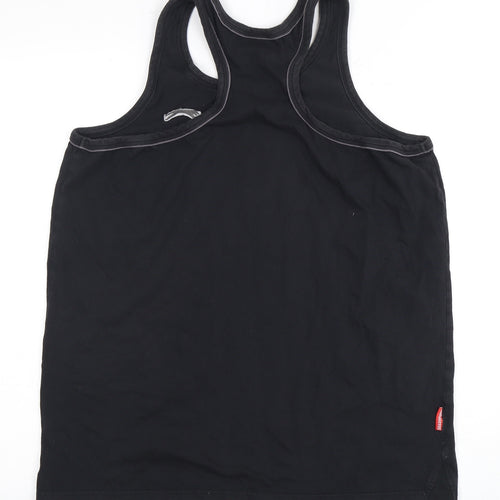 Slazenger Men's Black Sleeveless T-Shirt L