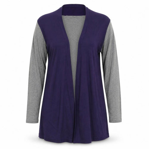 Windsmoor Women's Grey Purple Cardigan Viscose Knit S