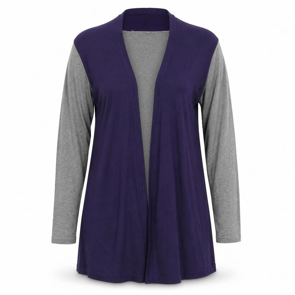Windsmoor Women's Grey Purple Cardigan Viscose Knit S