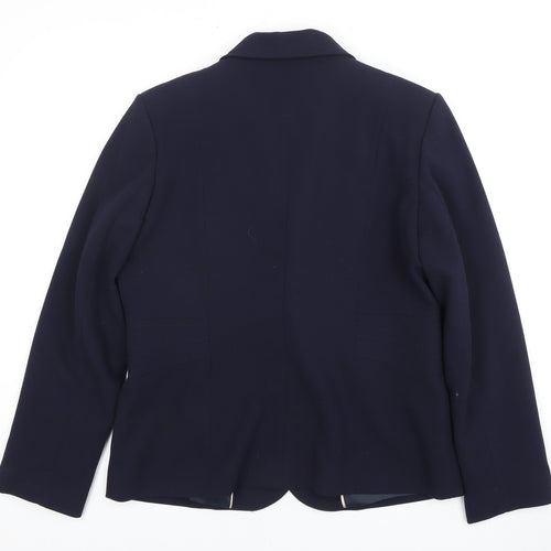 Eastex Women's Blue Blazer, Size 12, Notch Lapel