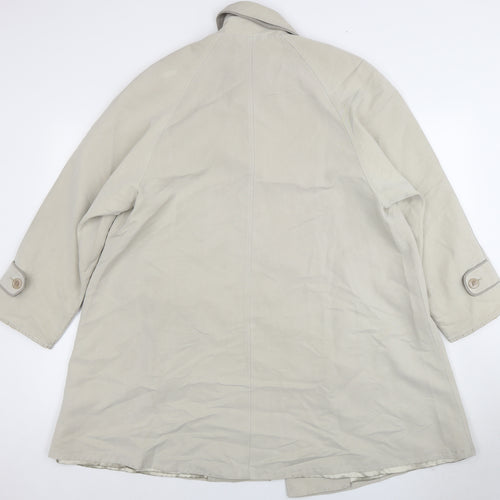 Dannimac Women's Beige Long Overcoat Size S