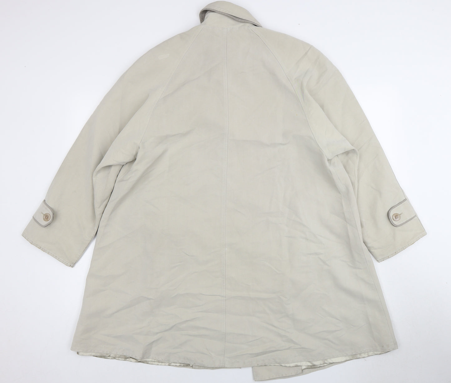 Dannimac Women's Beige Long Overcoat Size S