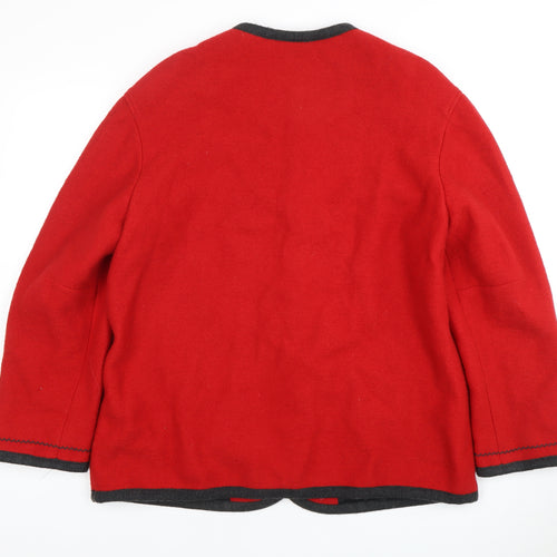 Perry Women's Red Wool Jacket Size 14