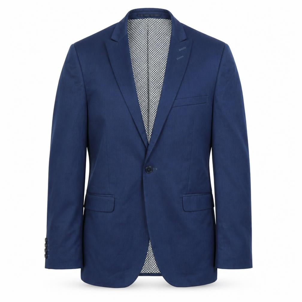 Front view of Red Herring Men's Blue Blazer 40L