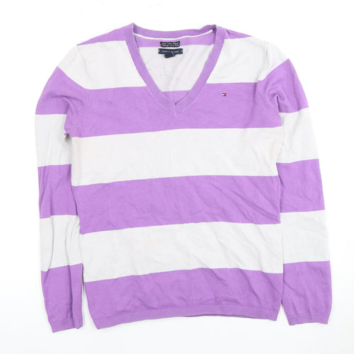 Tommy Hilfiger Women's Multicoloured Striped Jumper M