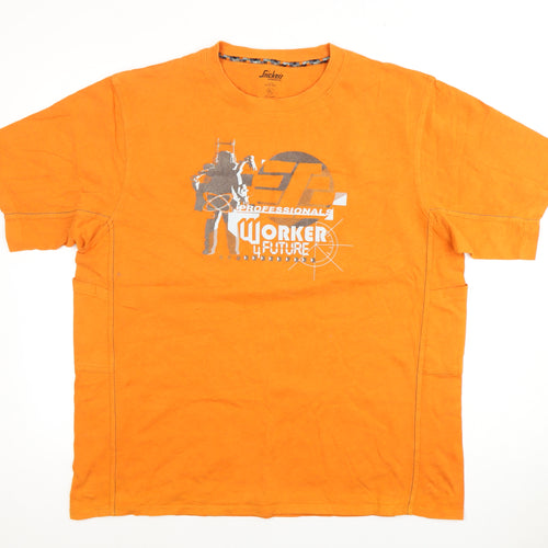 Snickers Workwear Men's Orange XL Graphic T-Shirt