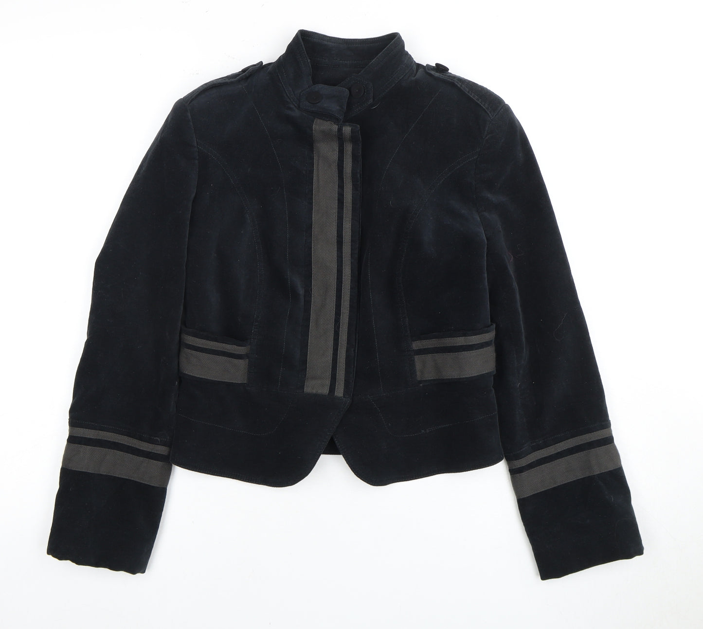 Zara Women’s Black Cropped Blazer Size 8