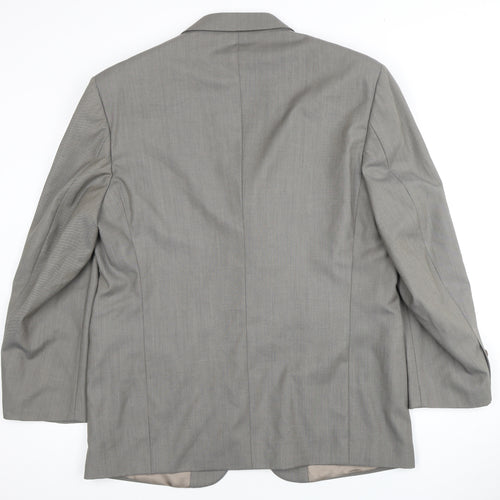 Marks & Spencer Grey Wool Men's Blazer, Size 46S