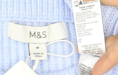 Marks and Spencer Women’s Blue Knit Pullover Jumper M