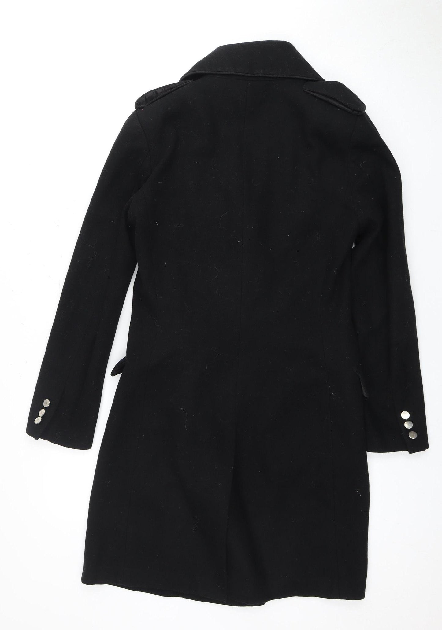 H&M Women's Black Pea Coat Size 8 – Classic Style