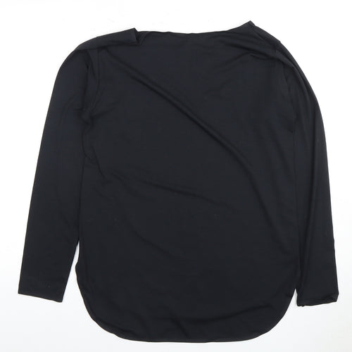 UNIQLO Women's Black Long Sleeve T-Shirt Regular Fit