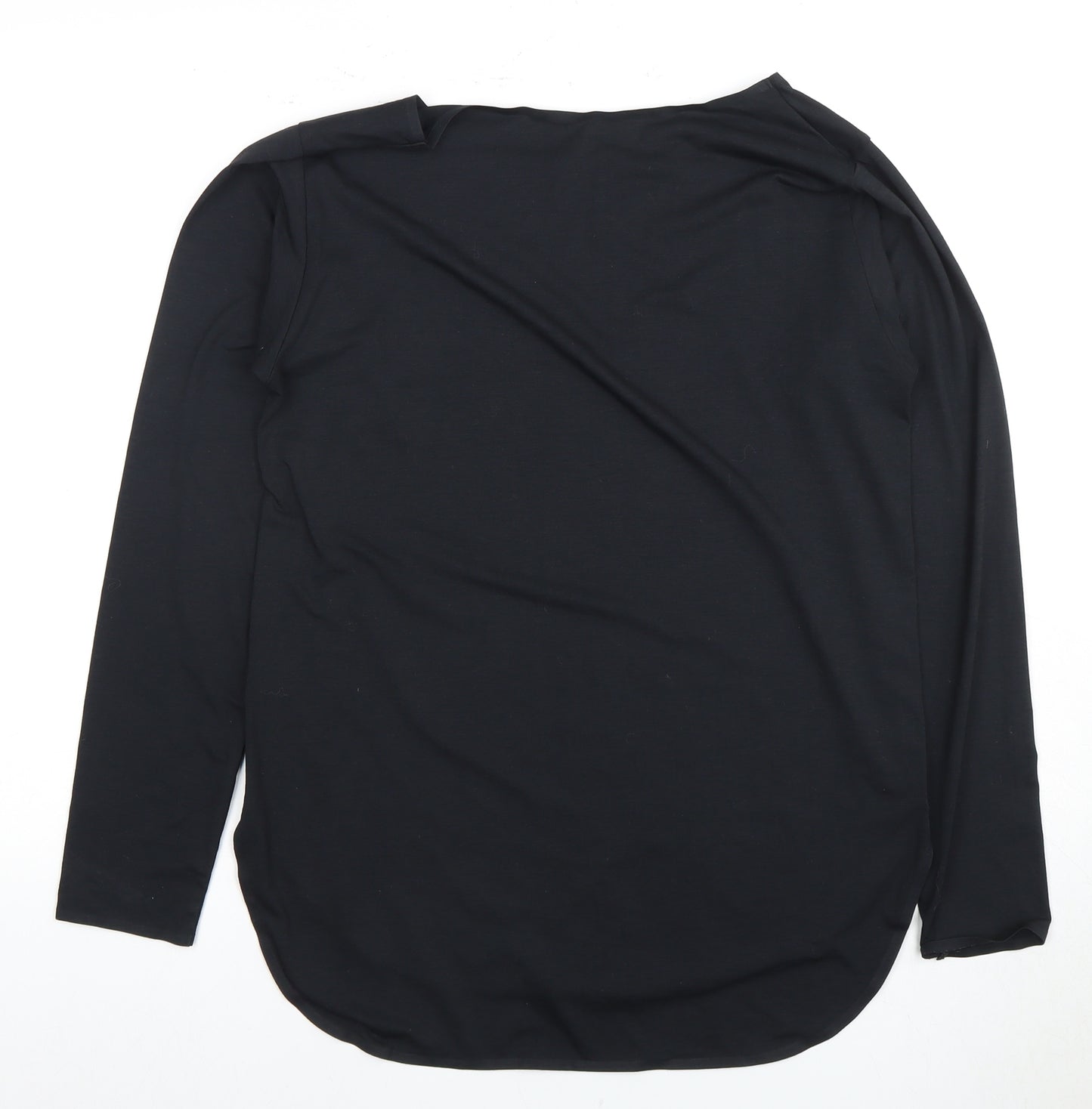 UNIQLO Women's Black Long Sleeve T-Shirt Regular Fit