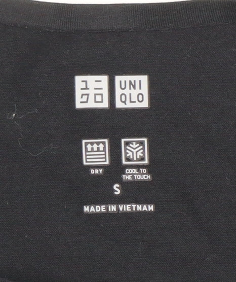 UNIQLO Women's Black Long Sleeve T-Shirt Regular Fit