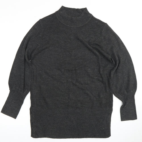 Marks and Spencer Women's Black Medium Roll Neck Jumper