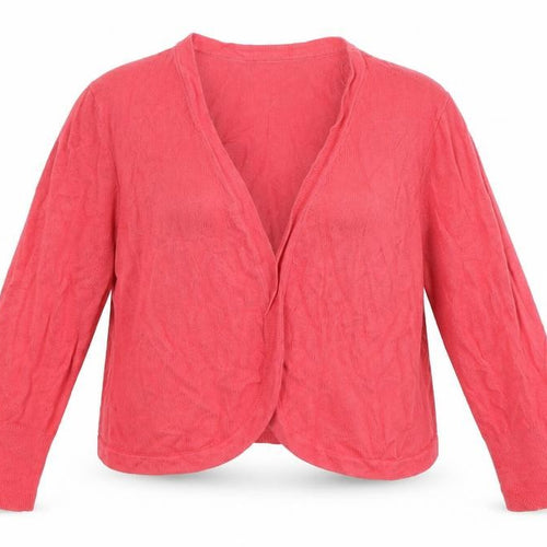 Collection Debenhams Women Red V-Neck Cardigan Size 14