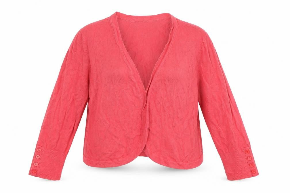Collection Debenhams Women Red V-Neck Cardigan Size 14