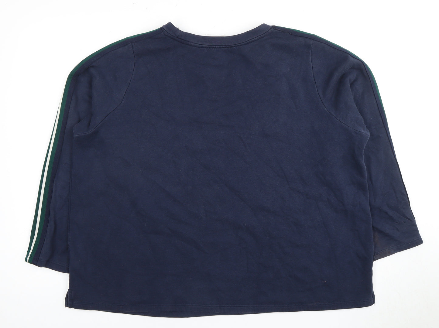 Marks and Spencer Blue Crew Neck Fleece Sweatshirt Unisex Size 20