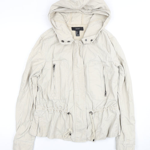 Forever 21 Women's Beige Basic Jacket Size 8