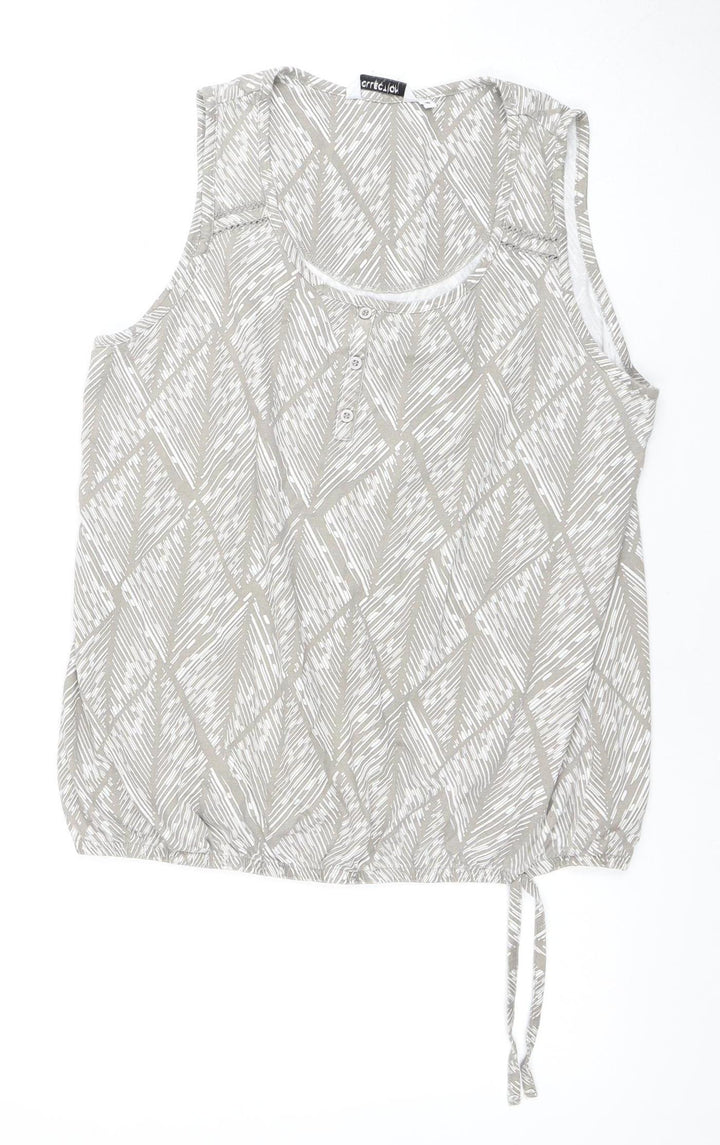 Collection Debenhams Women's Beige Geometric Camisole