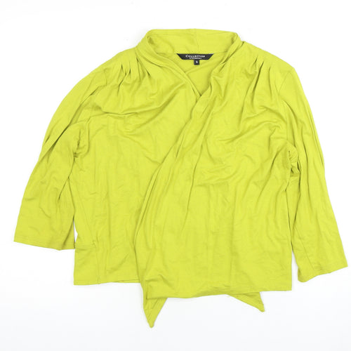 Debenhams Women's Green Size 16 Open Front Cardigan Jumper