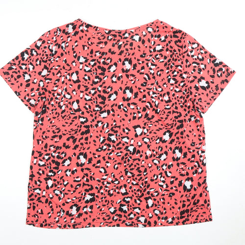 Marks and Spencer Women's Leopard Print T-Shirt, Size 16