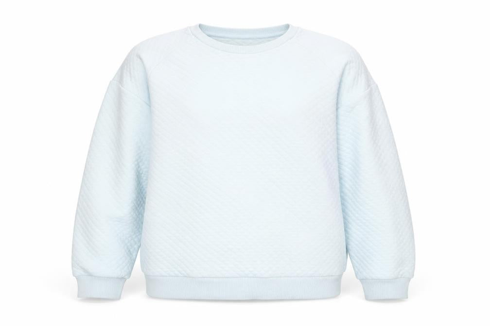 Front view of Kin by John Lewis Women's Blue Sweatshirt, size 12