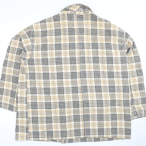 Monki Women's Multicoloured Check Button-Up L