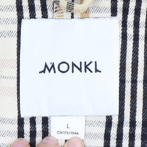 Monki Women's Multicoloured Check Button-Up L