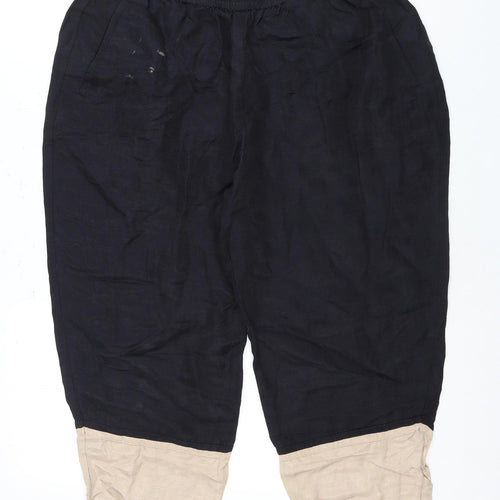 ASOS Women's Black Relaxed Trousers Size 14