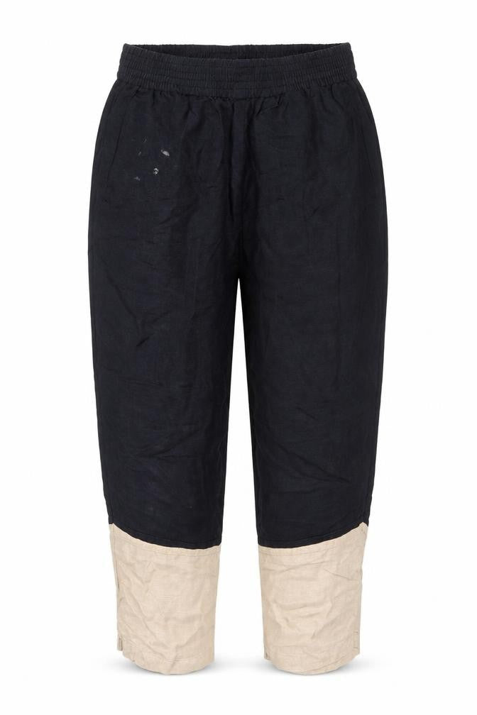 Front view of ASOS Women's Black Relaxed Trousers, size 14