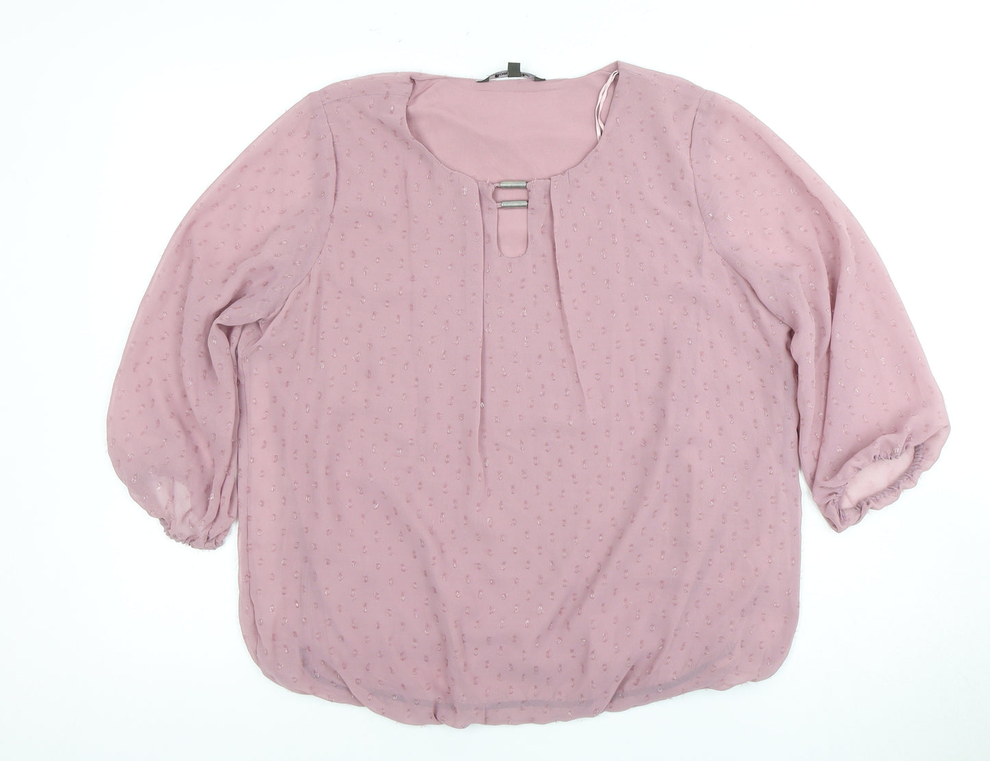 Bonmarche Women's Pink Blouse Size 14