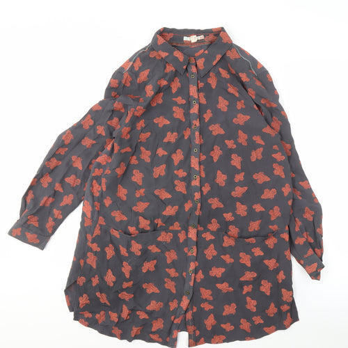 White Stuff Women's Multicoloured Button-Up Shirt