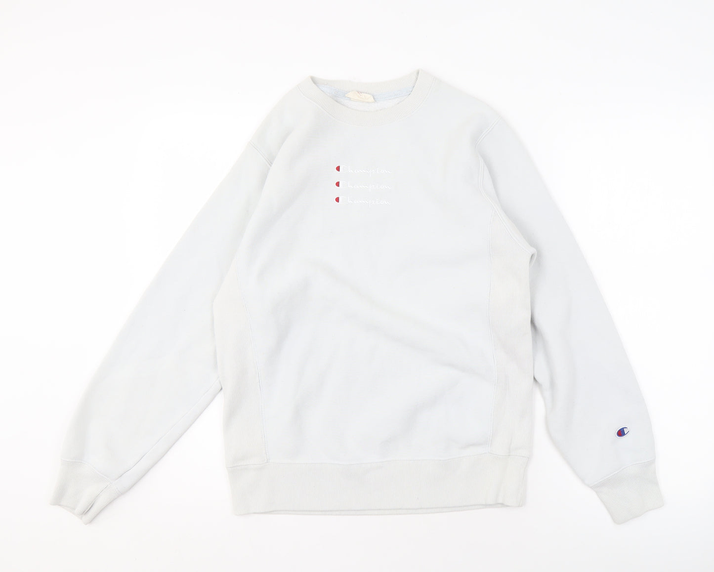 Champion Men's White Pullover Sweatshirt S