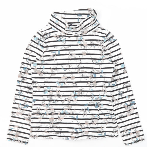 Maine New England Women's Multicoloured Striped Sweatshirt