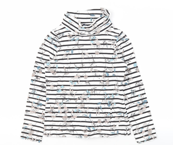 Maine New England Women's Multicoloured Striped Sweatshirt