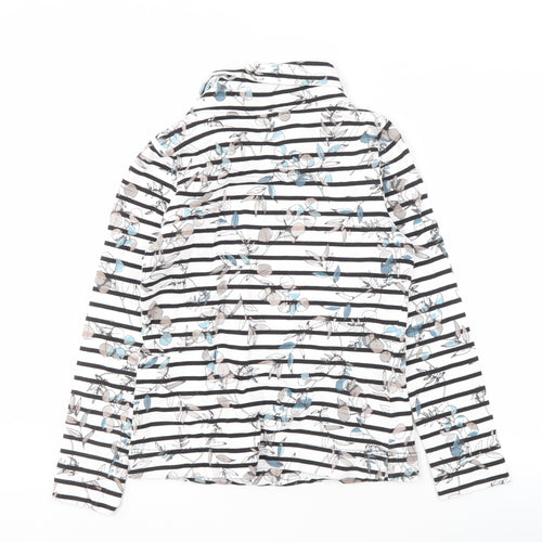 Maine New England Women's Multicoloured Striped Sweatshirt