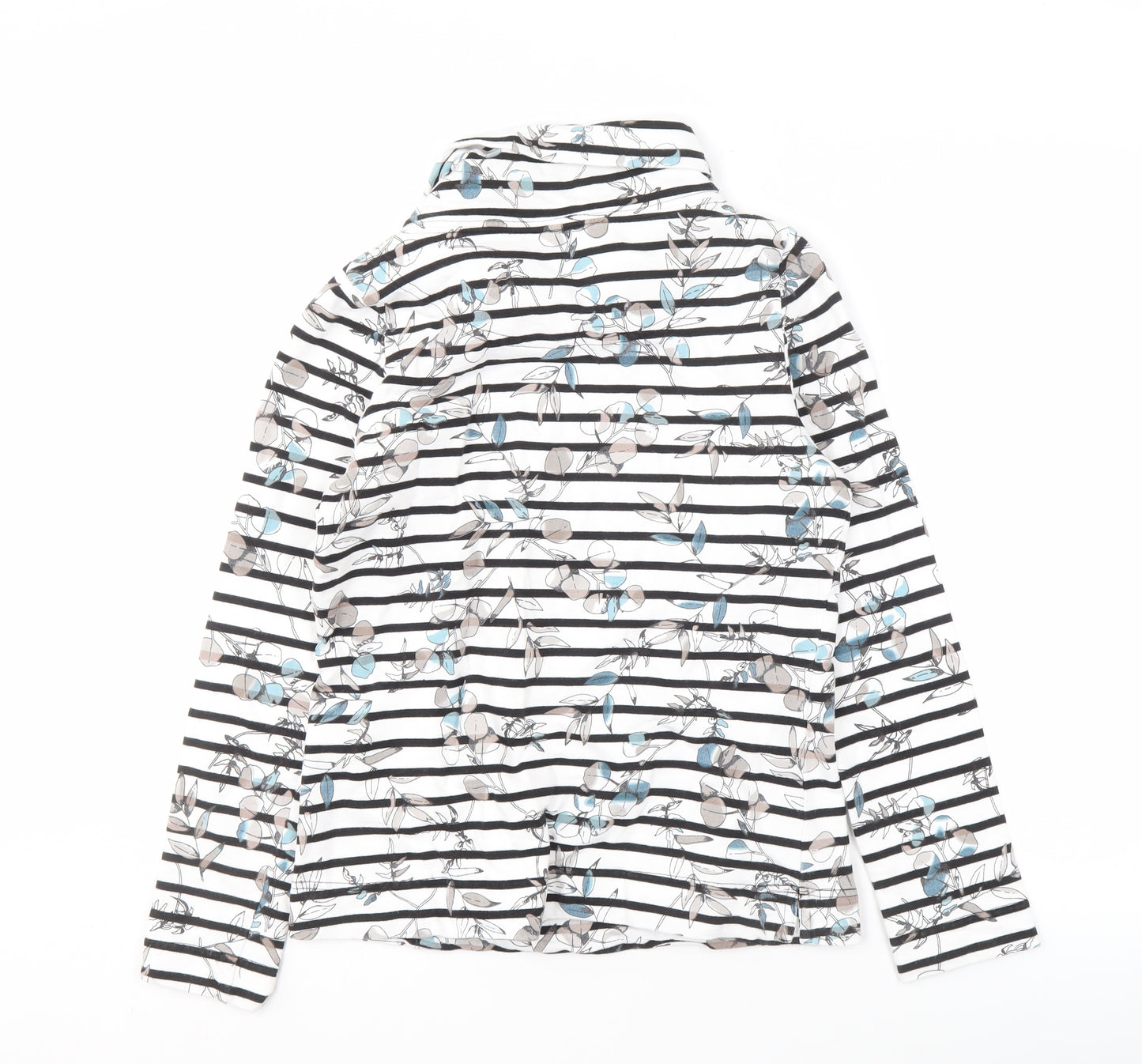 Maine New England Women's Multicoloured Striped Sweatshirt