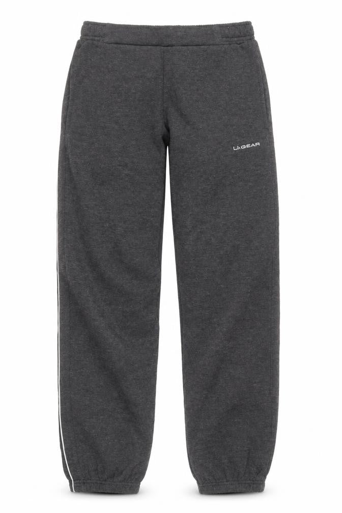 Front view of LA Gear Women's Grey Sweatpants, size 8, Regular Fit