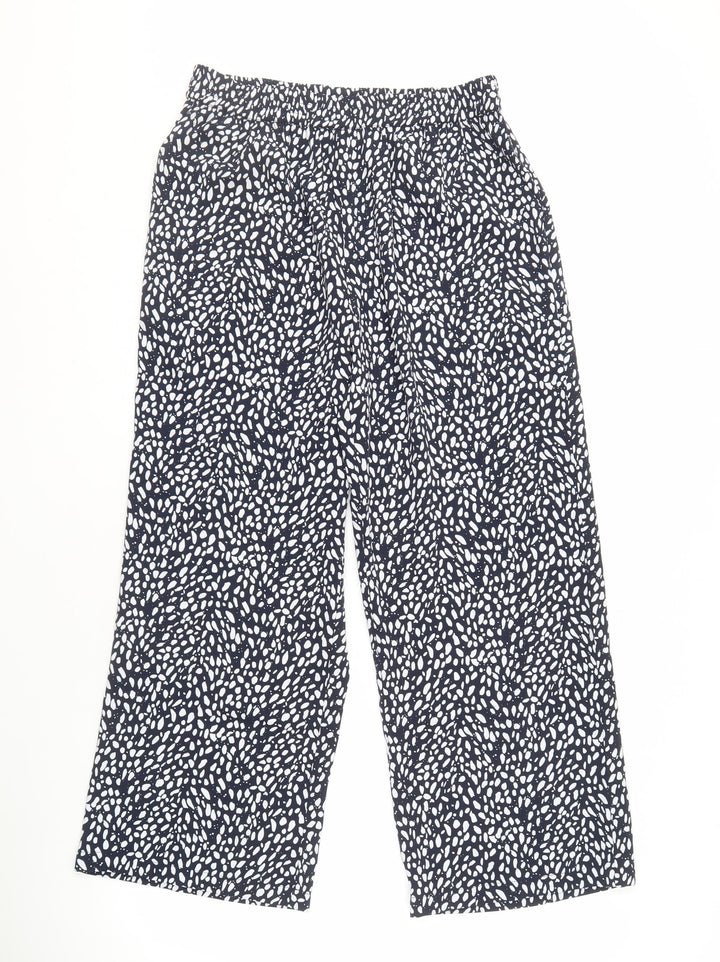 Cotton Traders Women's Blue Trousers - Size 10