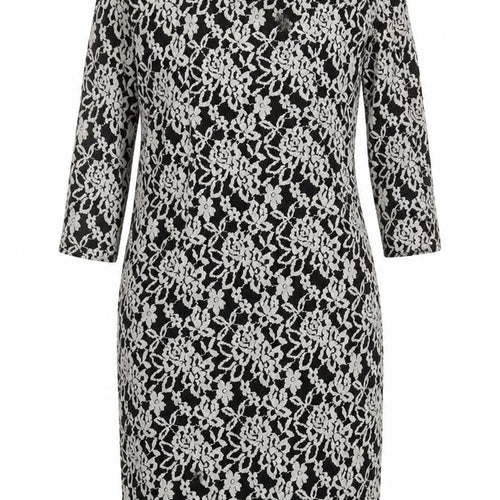 Joe Browns Women's Black Ivory Lace Sheath Dress Size 14