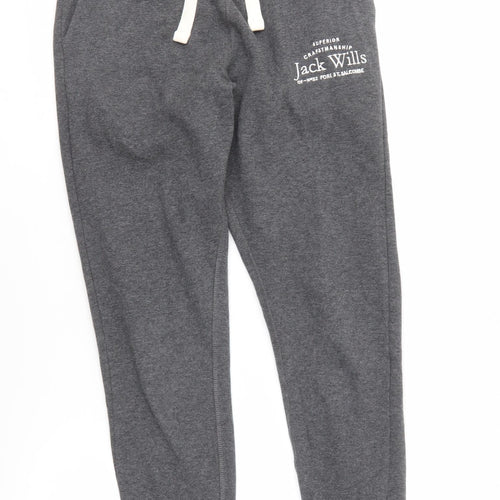 Jack Wills Women's Grey Joggers Size 8