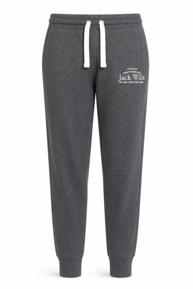 Front view of Jack Wills Women's Grey Joggers, size 8