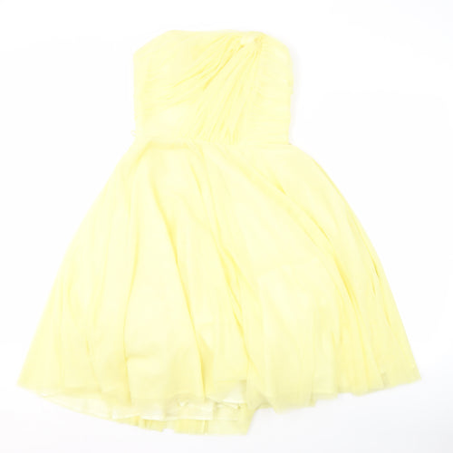 Diamond by Julien Macdonald Yellow Ball Gown 8