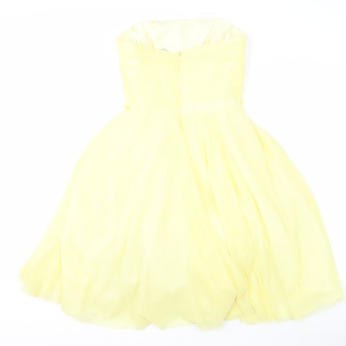 Diamond by Julien Macdonald Yellow Ball Gown 8