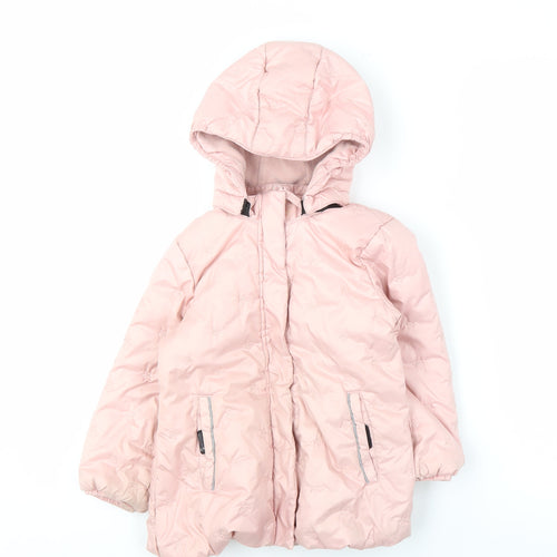 LEGO Girls Pink Puffer Jacket with Hood - Size 3 Years
