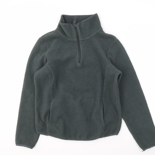 Mountain Warehouse Women's Green Fleece Pullover Sweatshirt