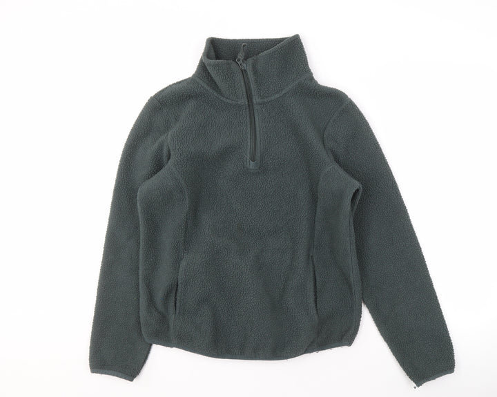 Mountain Warehouse Women's Green Fleece Pullover Sweatshirt