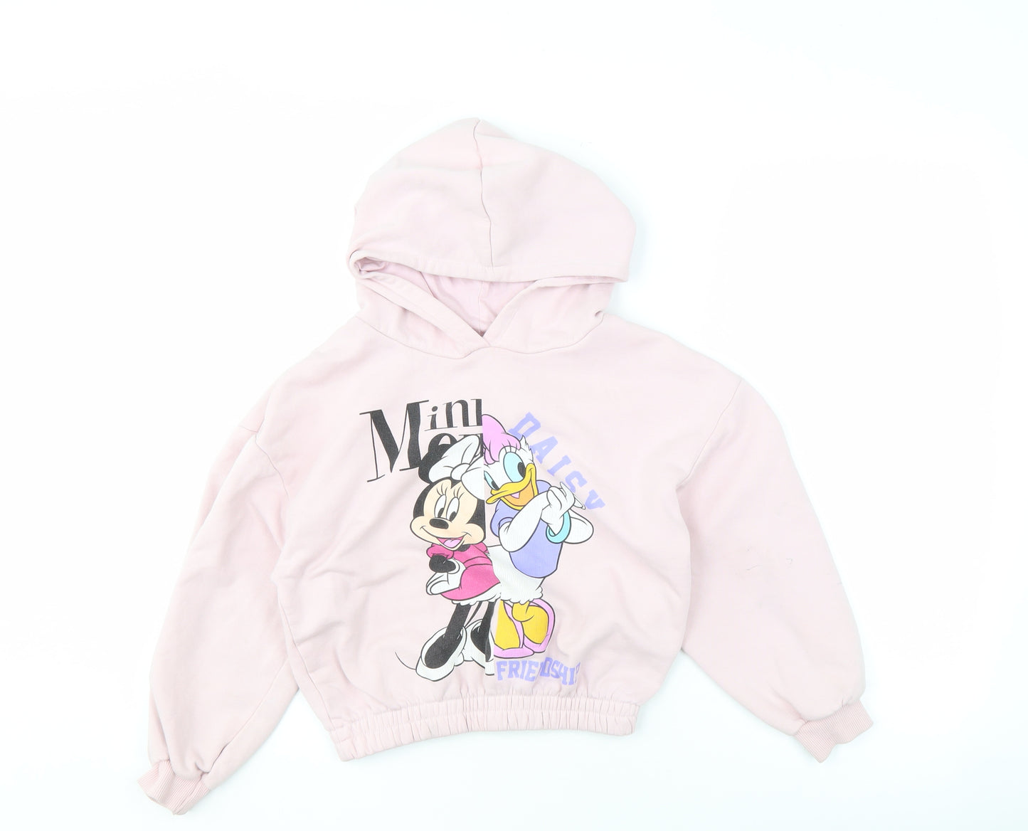 George Girls Pink Disney Hoodie 7-8 Years Pullover Style