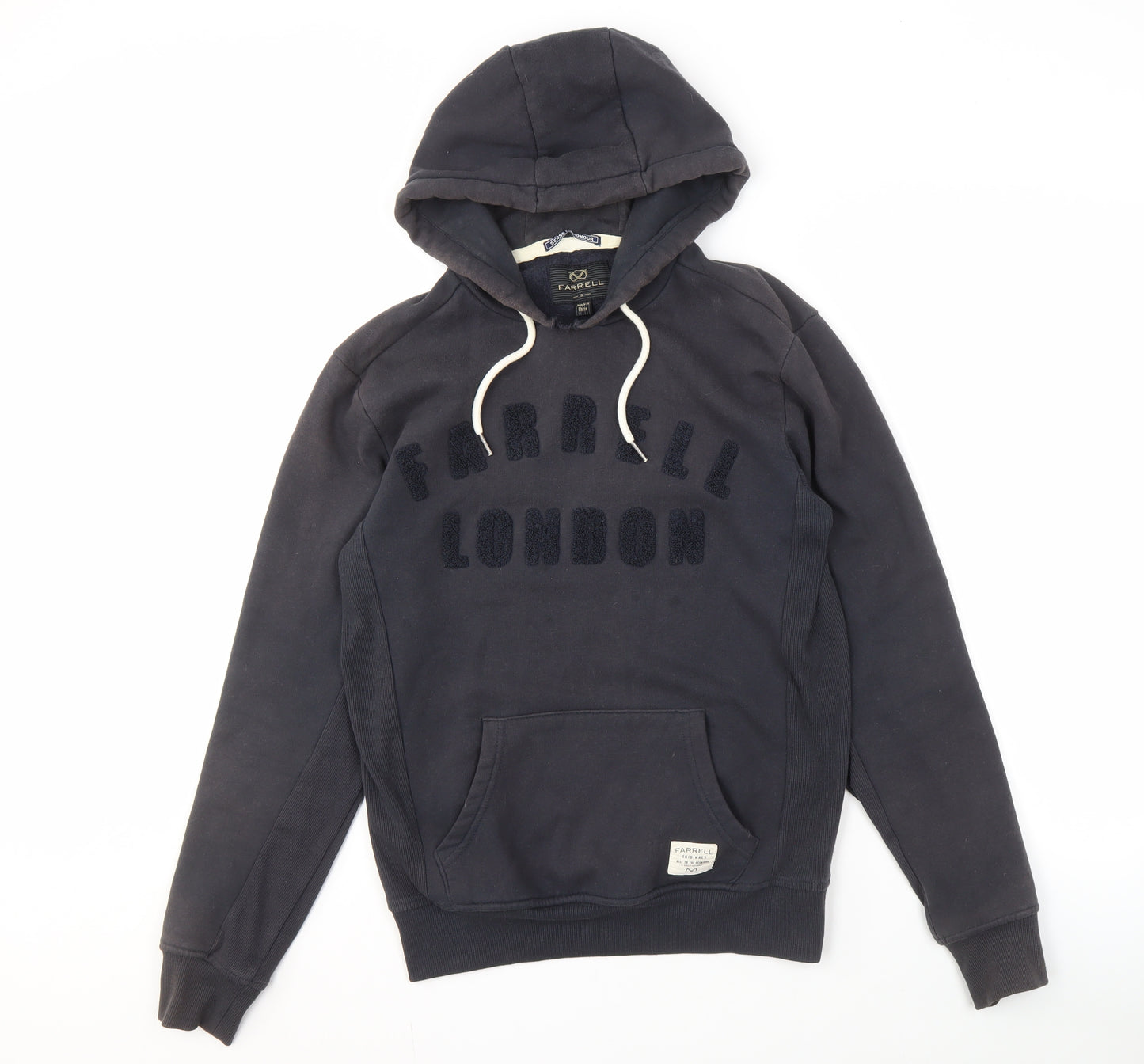 Farrell Men's Black S Pullover Hoodie with Logo